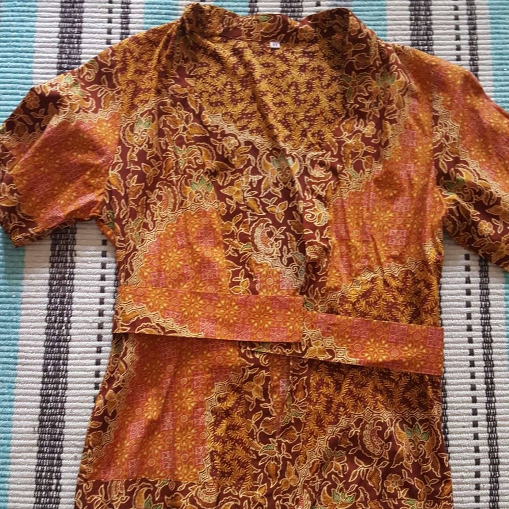 RARE Indonesian Batik bolero